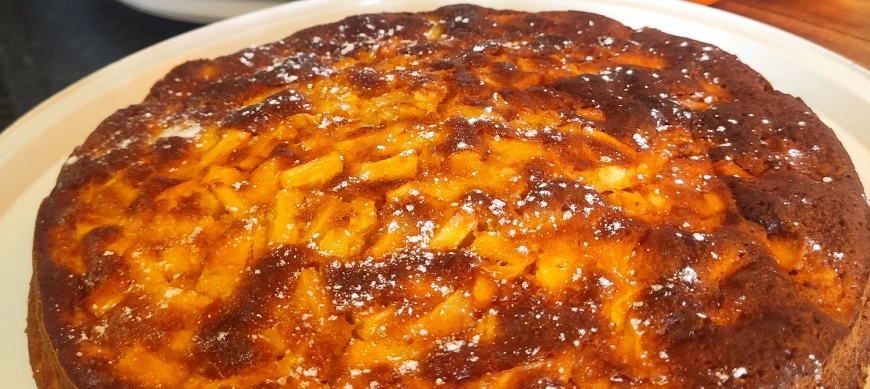 Tarta de Manzana y Mandarina