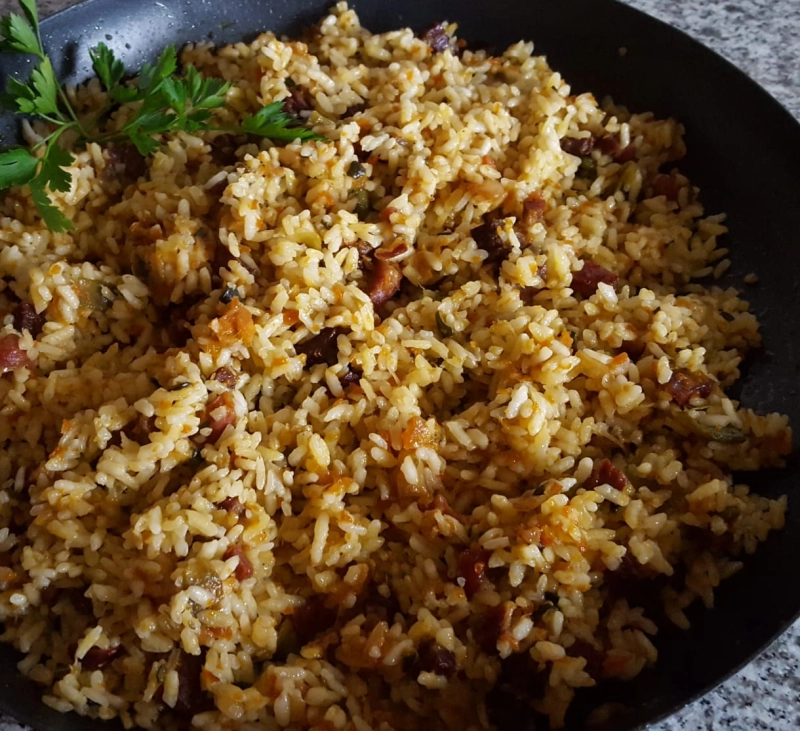 Arroz para 4 con thermomix
