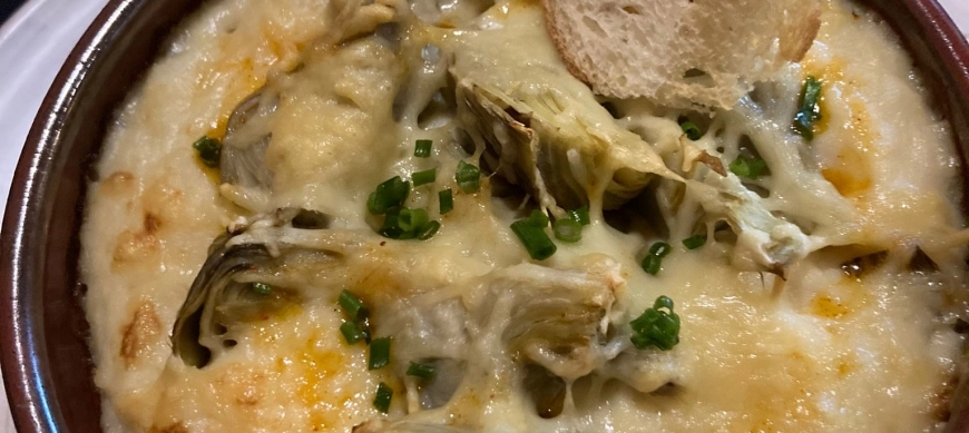 ALCACHOFAS AL VACIO CON BRANDADA CON THERMOMIX