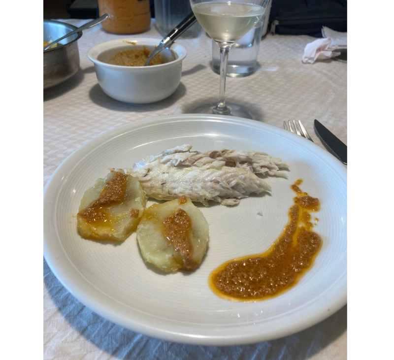 LUBINA A LA SAL CON THERMOMIX