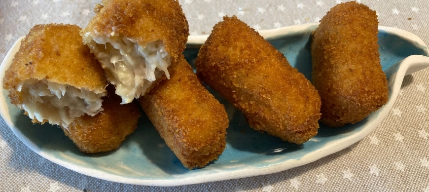 CROQUETAS DE CARN D'OLLA CON THERMOMIX