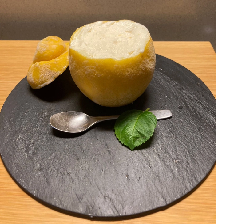 LIMON HELADO CON THERMOMIX