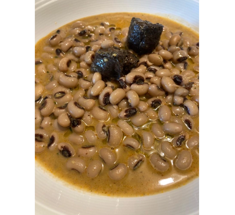 JUDIAS CARILLAS CON CHORIZO Y SETAS CON THERMOMIX (Cocción lenta)