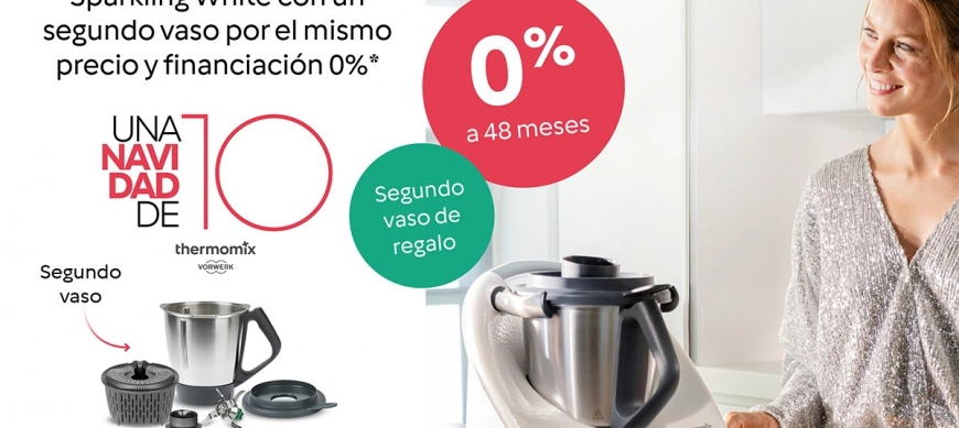 Thermomix con segundo vaso de regalo y sin Intereses!