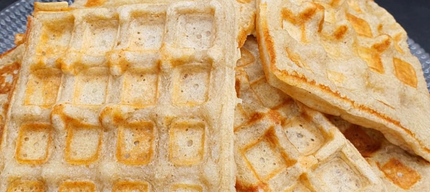 GOFRES SIN GLUTEN Y SIN LACTOSA CON THERMOMIX