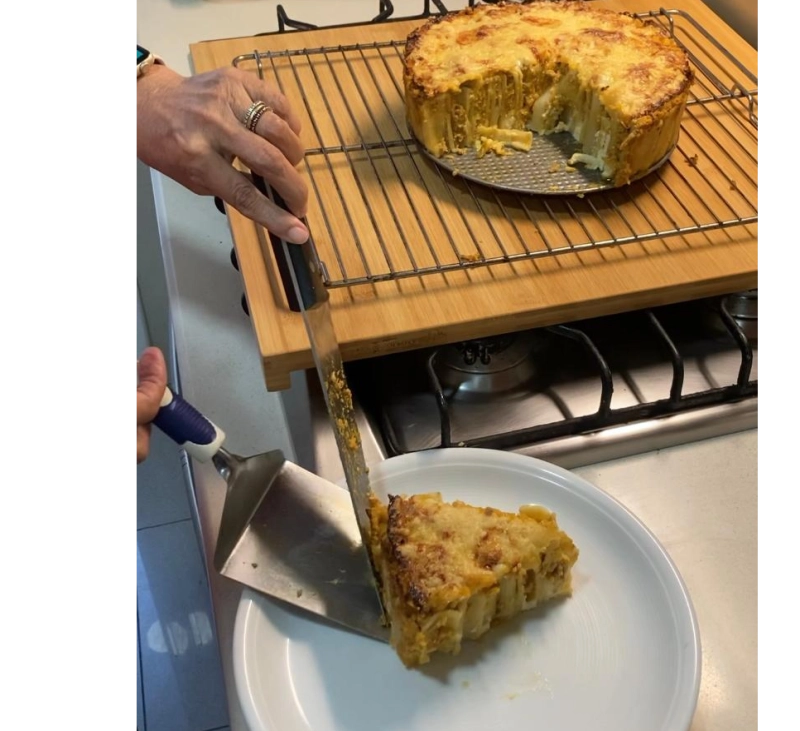 RIGATONI PIE CON THERMOMIX