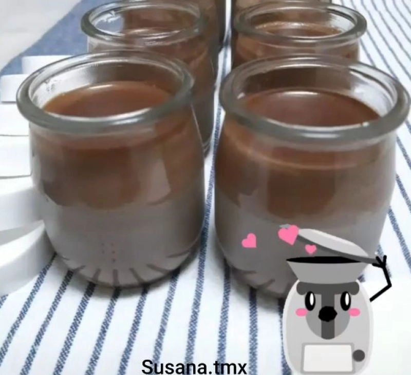 Yogur de chocolate rápido