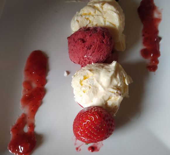 Helado de yogur