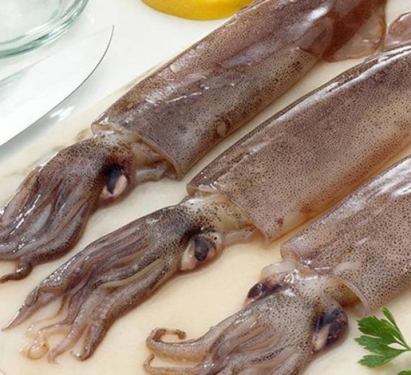 Arroz negro cremoso con calamares (Barceloneta)