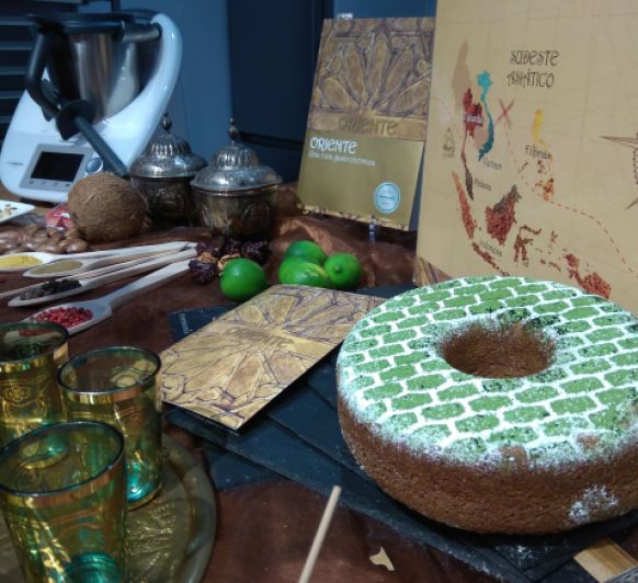 BIZCOCHO DE TÉ MATCHA CON Thermomix® (MATCHA KASUTERA)