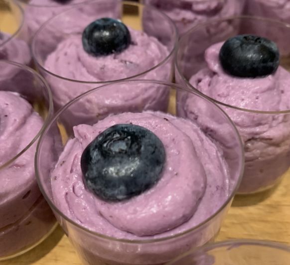 MOUSSE DE ARÁNDANOS