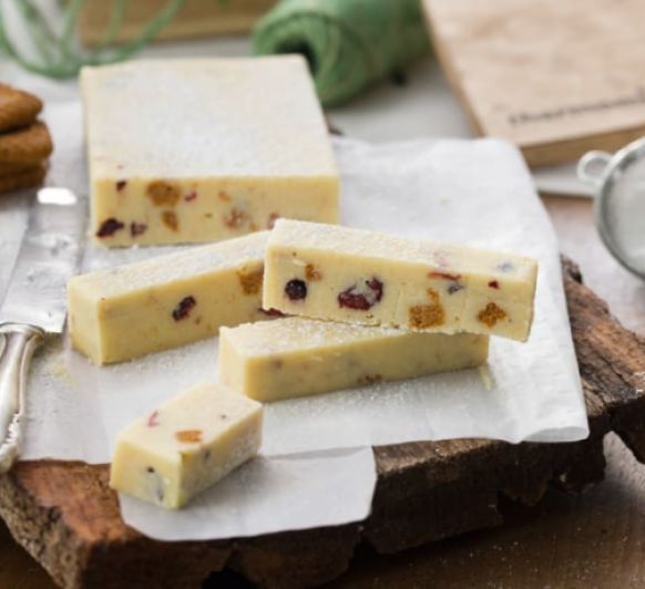 turrón Cheesecake de chocolate blanco con frambuesas y Thermomix®
