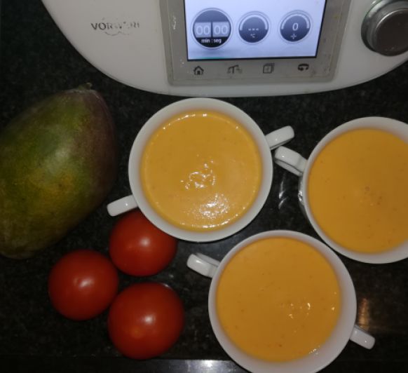 Gazpacho de mango