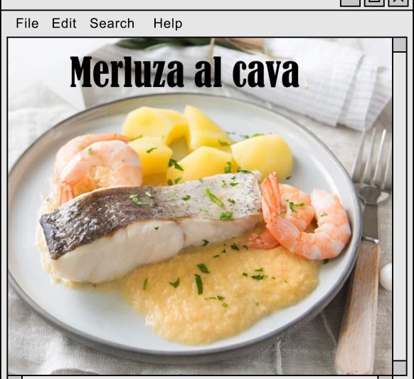 MERLUZA AL CAVA CON Thermomix®