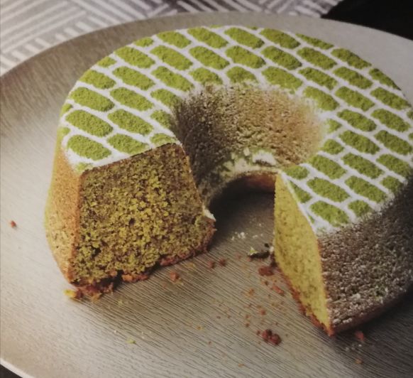 Bizcocho de té Matcha (Matcha Kasutera)