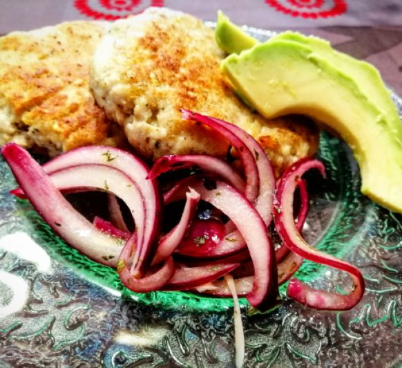 Hamburguesa de pez espada