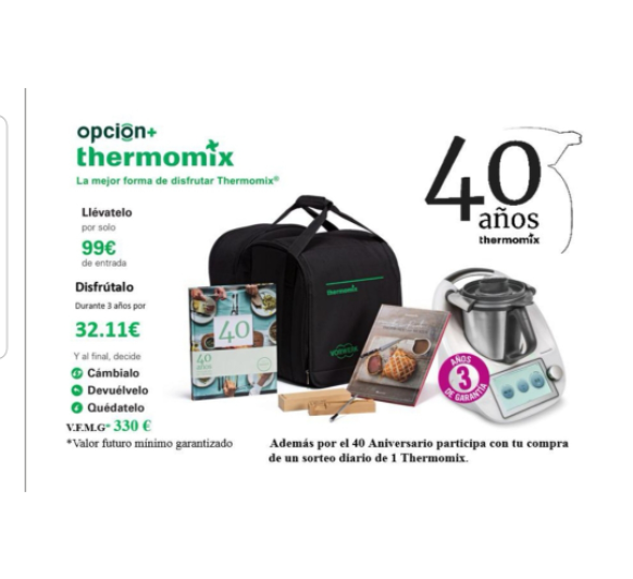 GRATIS Thermomix® TM6 ADELANTA TUS REGALOS