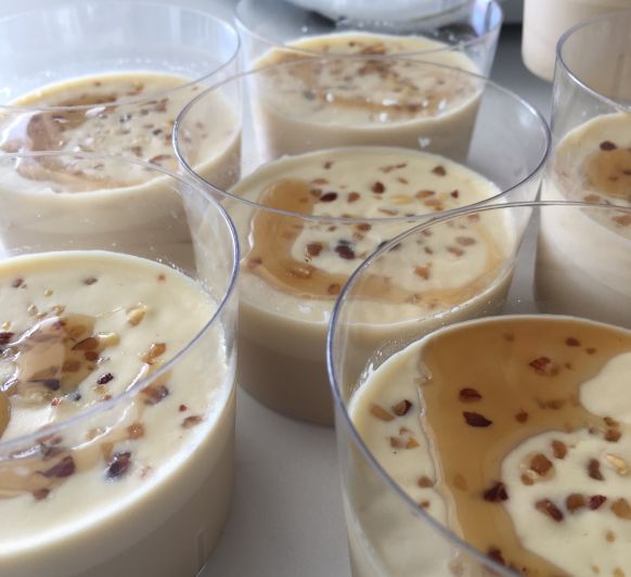 Panna cotta de caramelos