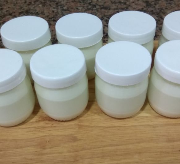Yogur natural en Varoma con Thermomix® 