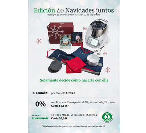 Promoción Navidad Thermomix® , financiación al 0%