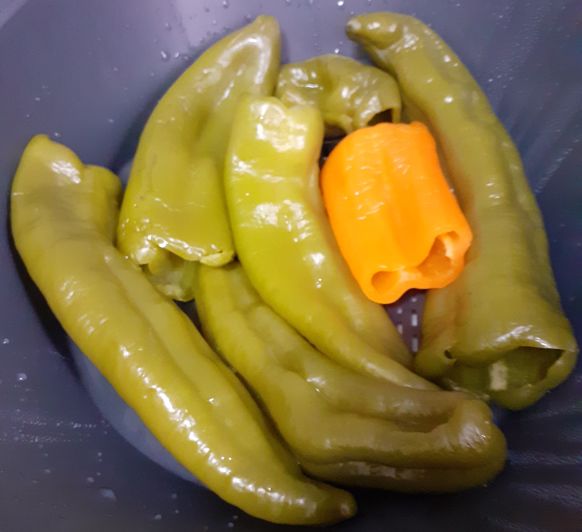 PIMIENTOS VERDES ITALIANOS AL VAPOR
