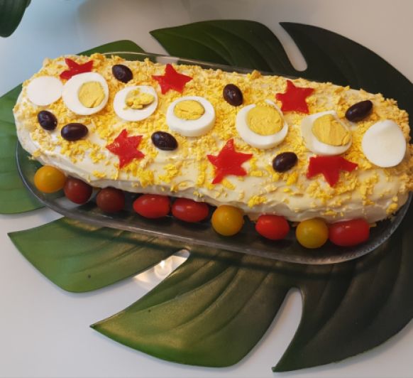 Brazo de patata relleno, muy original y con Thermomix®