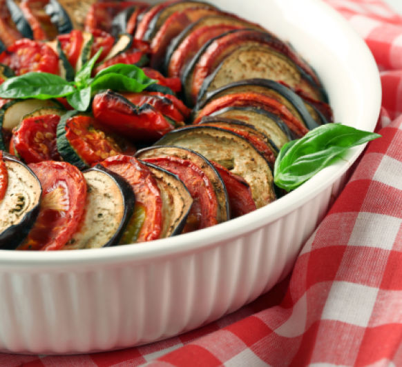 Ratatuille de verduras al horno con Thermomix®