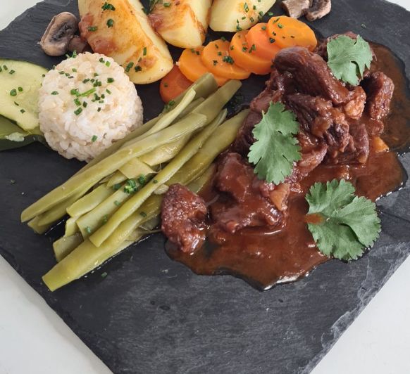 Morcillo con verduras