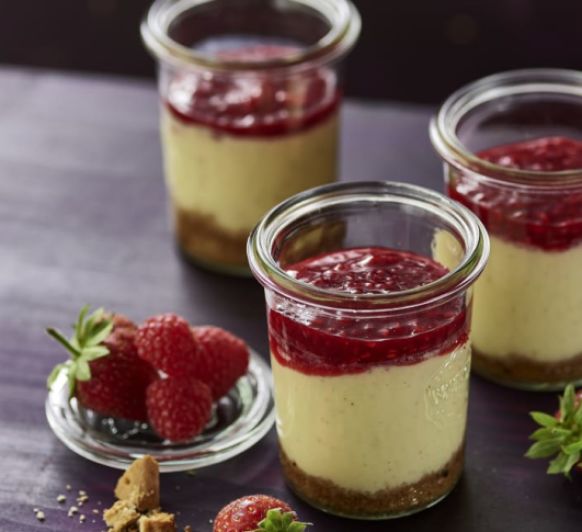 Cheesecakes al vapor
