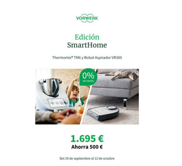 Nueva edición Thermomix® , Thermomix® + Robot aspirador VR300