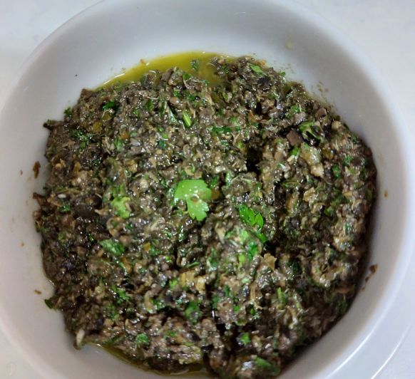 SALSA DE ACEITUNAS NEGRAS