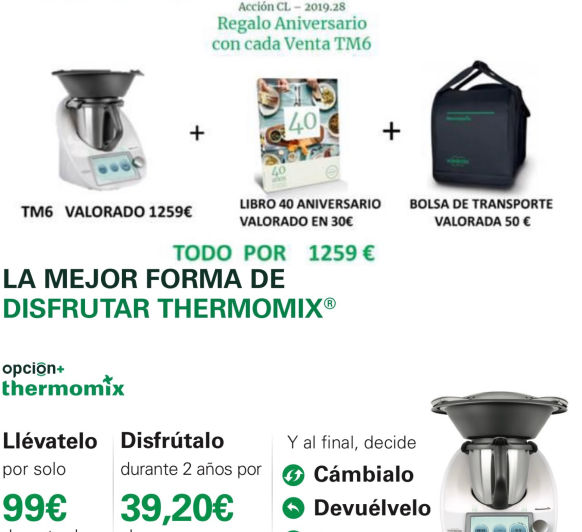 Thermomix® con 2 regalos extras