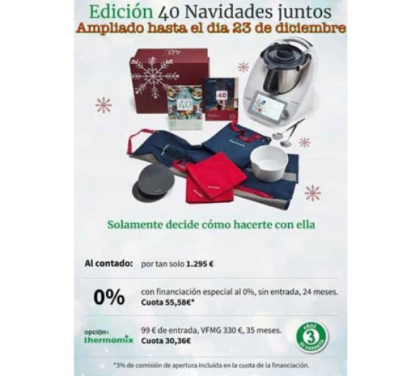 Comprar Thermomix® financiada al 0% de interés