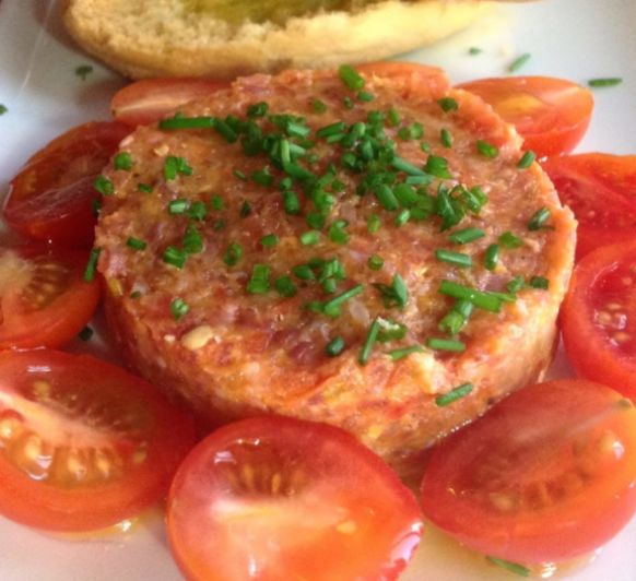 Tartar de fuet