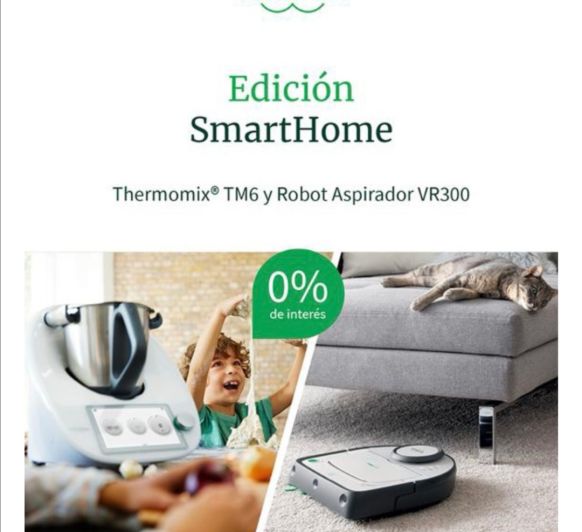 Edición smartHome 0% intereses Thermomix® + Robot aspirador VR300